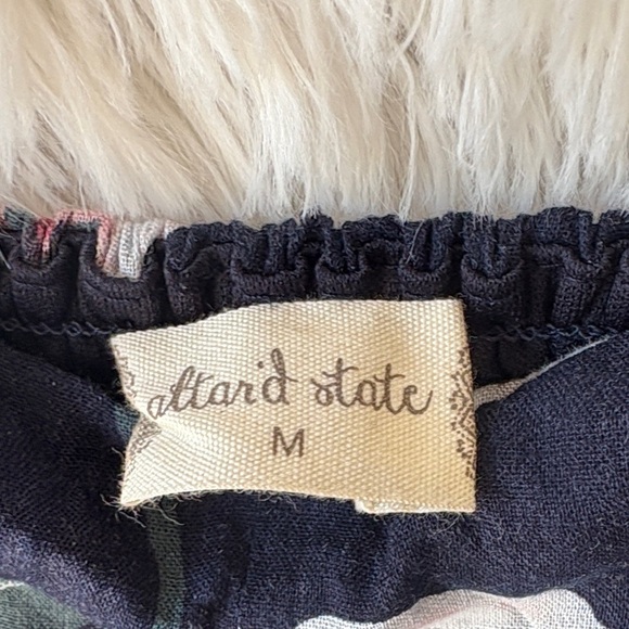 Altar'd State Floral Jumpsuit - Navy and Light Pink - Picture 2 of 6